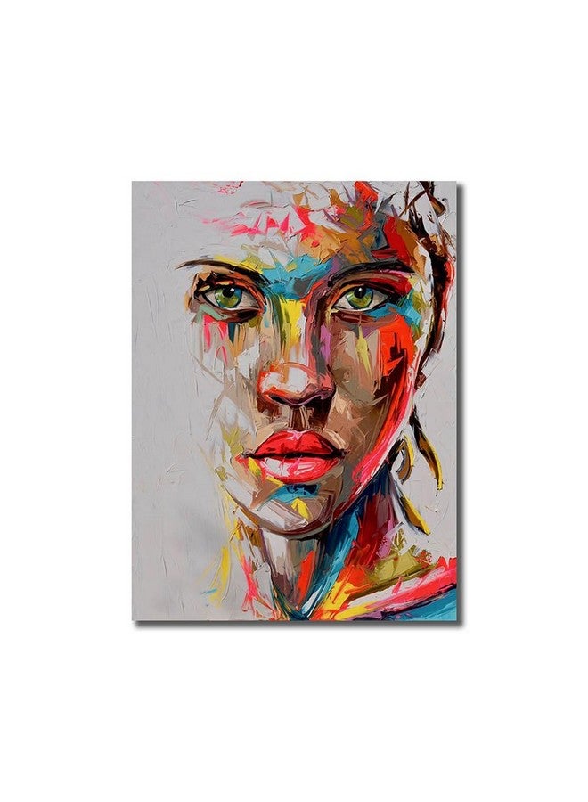 Sikhash Abstract Art Canvas Paintings, In Her Eyes, Wall Art, Modern Art, Painting for Wall Décoration, Unframed Painting for Living room, Bedroom, Hall, Office, Home Décor, Size - 12X9 inches. a60 - Image 1