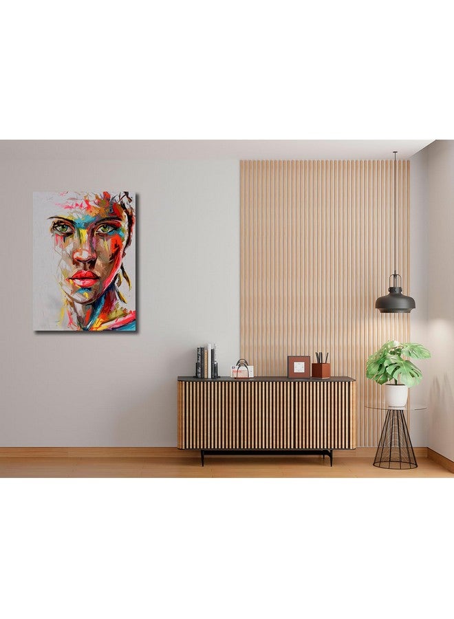 Sikhash Abstract Art Canvas Paintings, In Her Eyes, Wall Art, Modern Art, Painting for Wall Décoration, Unframed Painting for Living room, Bedroom, Hall, Office, Home Décor, Size - 12X9 inches. a60 - Image 2
