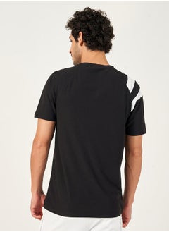 Styli Contrast Band Raglan Sleeve Regular Fit T-Shirt  - Image 4