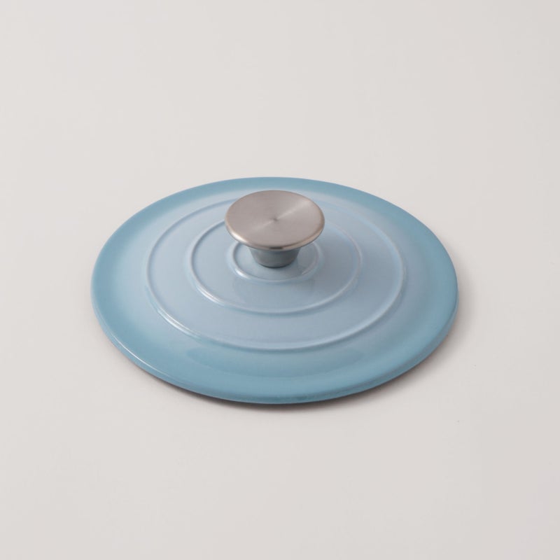 ALBERTO قدر ألبرتو من الحديد الزهر المينا سعة 2 لتر، أزرق - Image 5