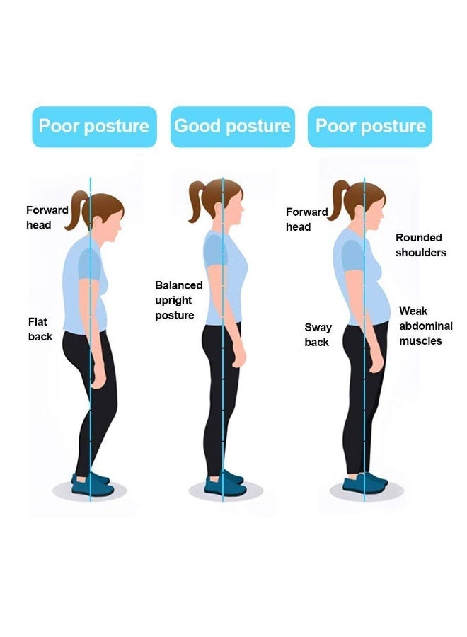 مصحح القوام للرجال والنساء – دعامة الكتف والظهر العلوي قابلة للتعديل – حجم متوسط – لدعم الترقوة وتصحيح الوضعية - Image 3