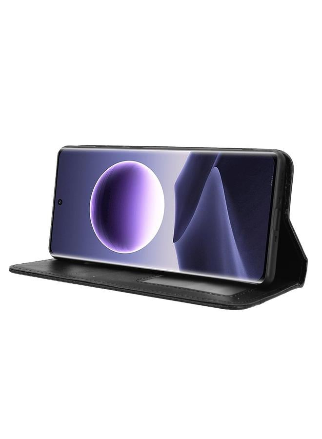 S-TOP Case For OPPO Find X7 5G Magnetic Buckle Retro Texture Leather Phone Case - Image 5