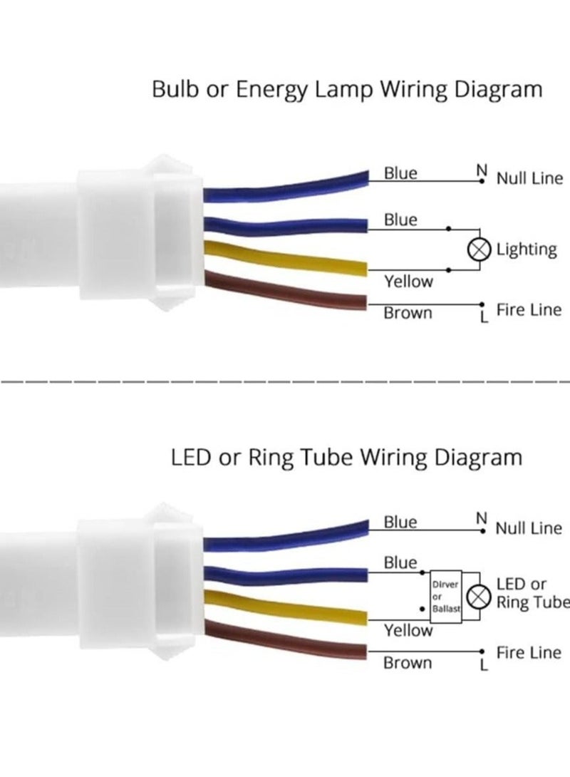 2 Packs Human Body Activated LED Sensors Home Smart Infrared Induction Detector Mini Wall Light Switch - Image 4