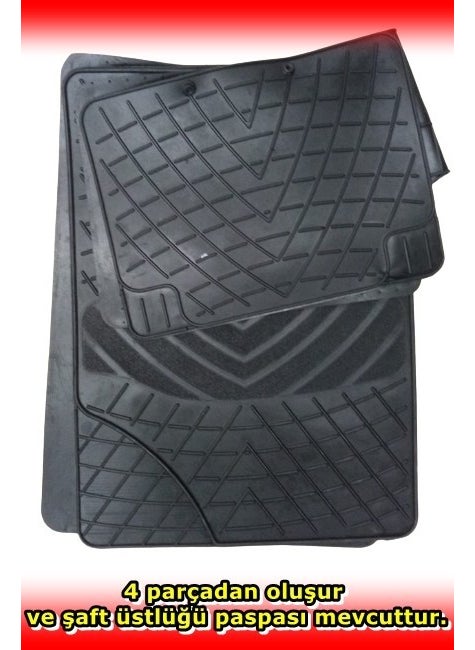 Point Marketing - Audi Q5 Compatible Mars Rubber Black Floor Mat Set - Image 1