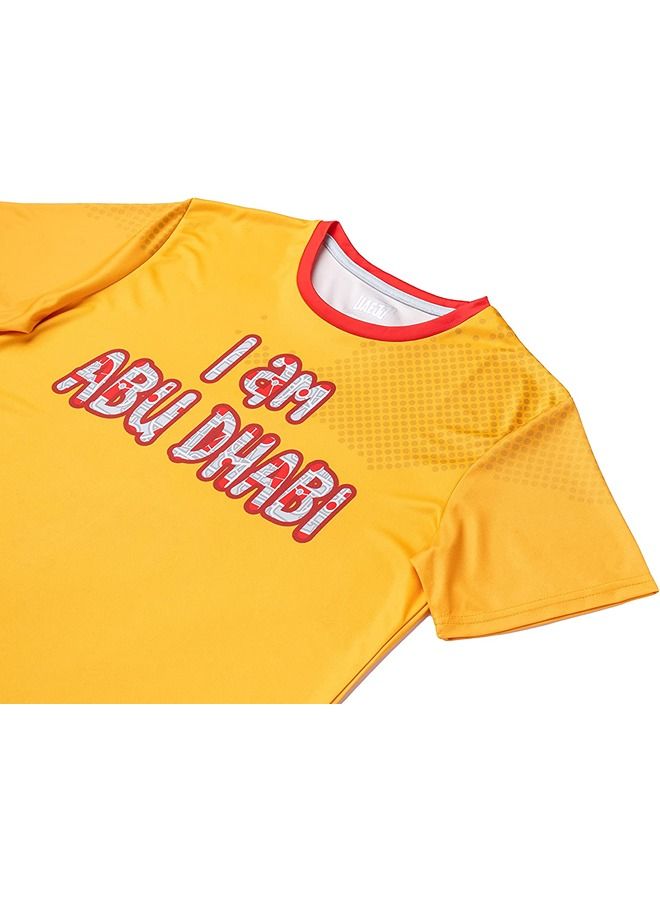 UAEJJ تي شيرت UAEJJ I Am Abu ظبي | تي شيرت قطني | ملابس رياضية | ملابس رياضية - Image 3