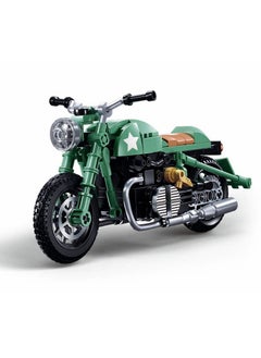 Sluban Sluban - Model Bricks 1/12 Motorcycle R75 215 Pieces - M38-B1133  - Image 2