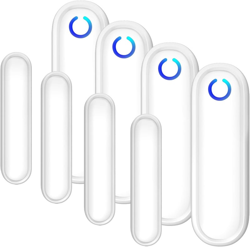 Fosmon 4 Pack WaveLink 51018HOM Add-On Door Contact Sensor Unit (No Receiver) - White - Image 1