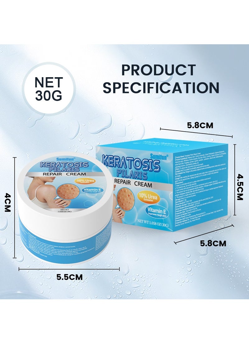 Sumifun - Keratosis Pilaris Repair Cream,Vitamin E cream, urea to remove dead skin cells 30g - Image 1