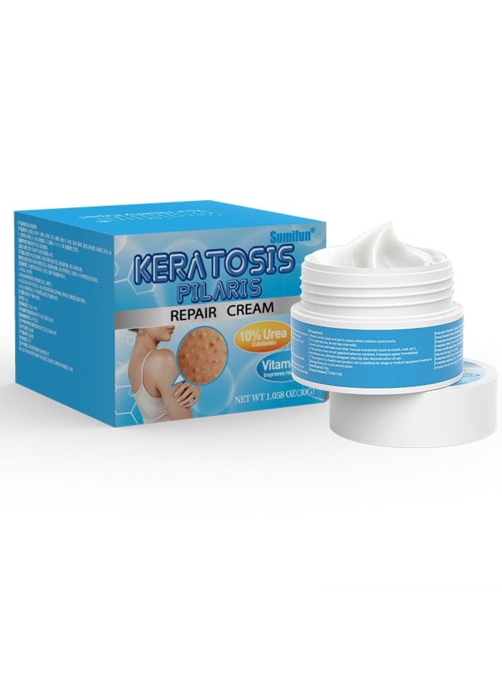 Sumifun - Keratosis Pilaris Repair Cream,Vitamin E cream, urea to remove dead skin cells 30g - Image 1