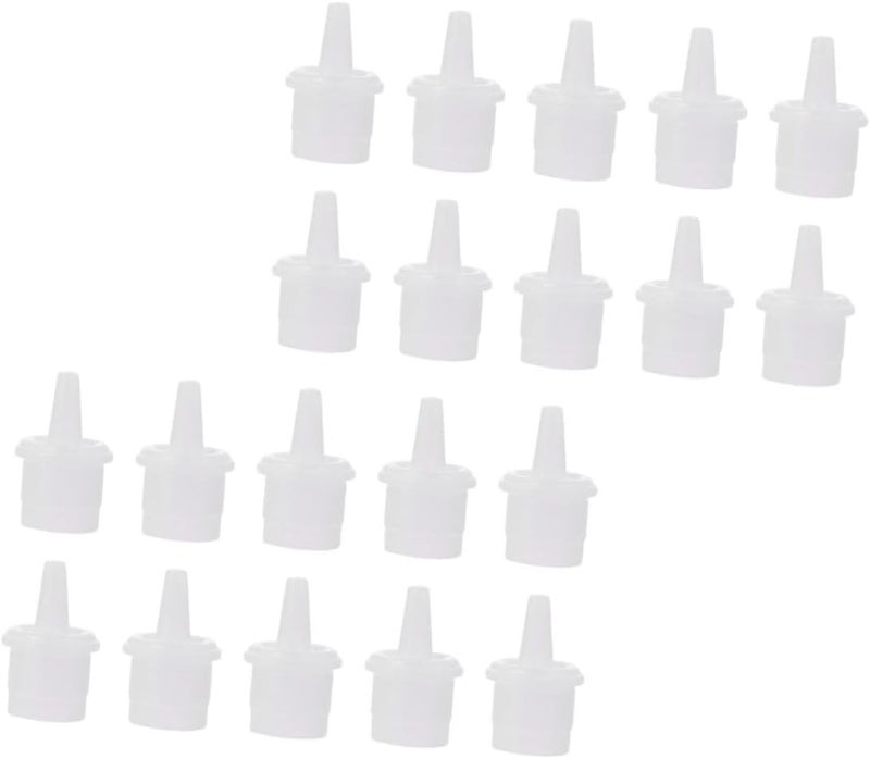 50pcs Nozzle Caps for Eyelash Glue Bottles Replacement Tips for Lash Adhesive Beauty Salon Accessory - Image 1
