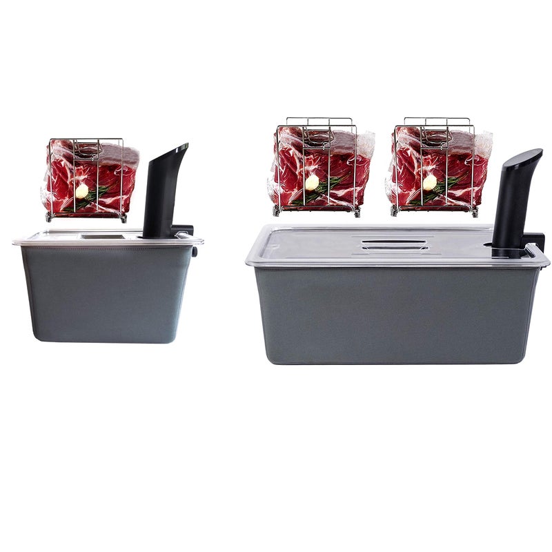 VÃ¤eske Veske 12  26 QT Insulated Sous Vide Container Sets Combo  Sous Vide Accessories ContainerInsulatorRacks 