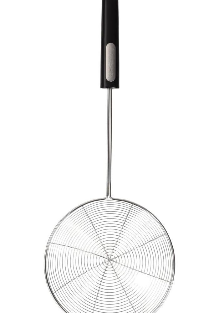 Arshia Multi-Purpose Stainless Steel Skimmer with Ergonomic Handle - Image 2