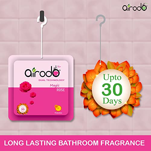 AIRODO Air Room Freshener Power Pocket Gel, Fragrance Booster, Lasts Up to 30 Days, Skin Friendly, Home Fragrance Fresh Scents for Bathroom, Toilet, Living Room, Office (Assorted-2, Pack of 16) - Image 5