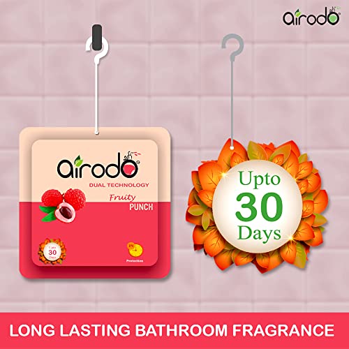 AIRODO Air Room Freshener Power Pocket Gel, Fragrance Booster, Lasts Up to 30 Days, Skin Friendly, Home Fragrance Fresh Scents for Bathroom, Toilet, Living Room, Office (Assorted-2, Pack of 16) - Image 2