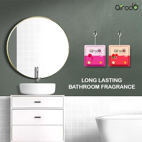 AIRODO Air Room Freshener Power Pocket Gel, Fragrance Booster, Lasts Up to 30 Days, Skin Friendly, Home Fragrance Fresh Scents for Bathroom, Toilet, Living Room, Office (Assorted-2, Pack of 16) - Image 3