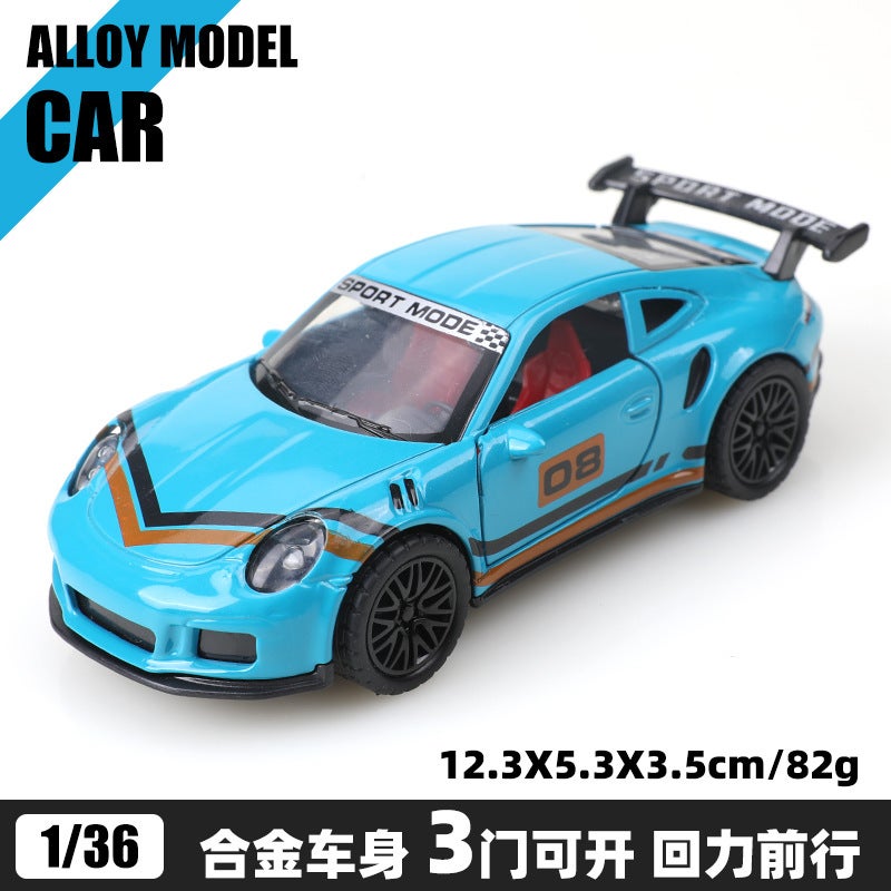 Bulk 1:36 Alloy Model Cars, Kids Pull Back Toy Vehicles, Boys Race Car Decor Gift[Bubble Bag] Blue Orange [Bubble Bag] Blue Orange 
