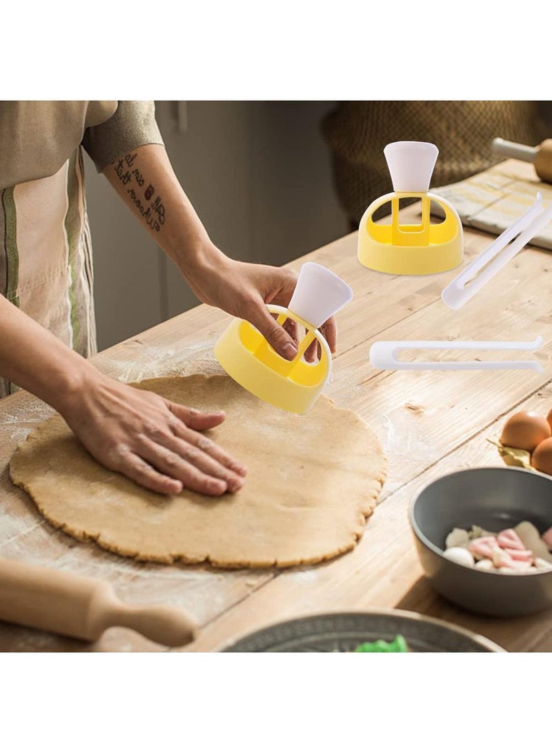 Sweet seven مجموعة قاطع الدونات غير اللاصق مع ملقط الغمس - قاطع بسكويت دائري لخبز الدونات والكعك والبسكويت - أداة خبز الدونات في المطبخ 1 عبوة - Image 5