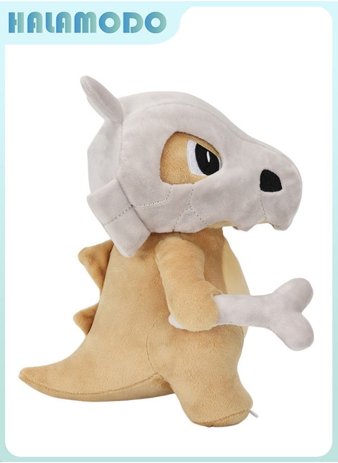 HALAMODO Pokémon The 26cm Exceptionally Cute and Soft Cubone Plush Toy - An Unrivaled Birthday Gift, Decor Gem for Bedroom, Living Room, Desk, and an Outstanding Office Stress - relief Doll  - Image 1