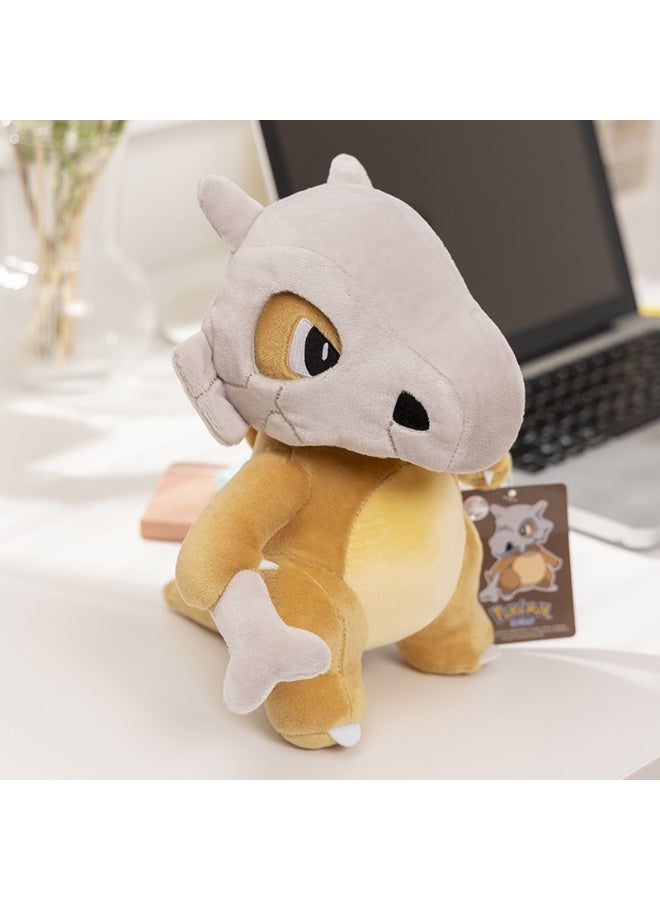 هالامودو معركة المخلوق ，وحش جمع ，الجمجمة لطيفة بشكل استثنائي وناعمة Cubone لعبة بلش - هدية عيد ميلاد لا مثيل لها ، جوهرة ديكور لغرفة النوم وغرفة المعيشة ومكتب واجهاد مكتب متميز - دمية الإغاثة 26 سم - Image 3