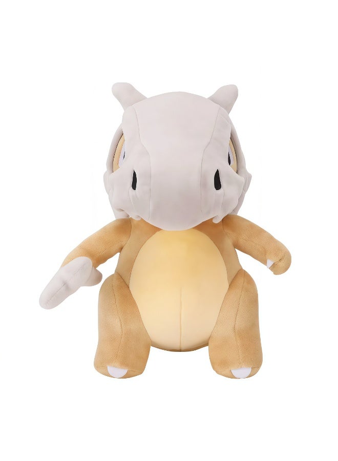 هالامودو معركة المخلوق ，وحش جمع ，الجمجمة لطيفة بشكل استثنائي وناعمة Cubone لعبة بلش - هدية عيد ميلاد لا مثيل لها ، جوهرة ديكور لغرفة النوم وغرفة المعيشة ومكتب واجهاد مكتب متميز - دمية الإغاثة 26 سم - Image 2