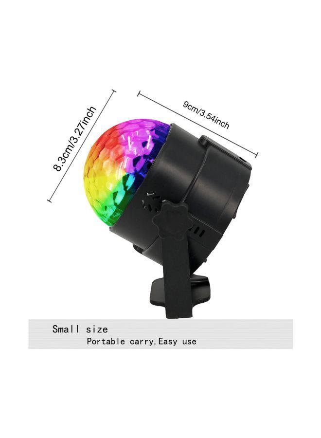 NIBEMINENT 6-Colours LED Party Light Multicolour 11.5x10x11cm - Image 4