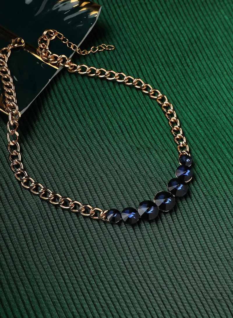 SOHI Aurora Whisper Collar Artificial Necklace Jewellery