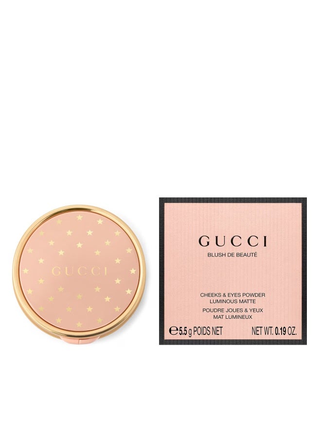 غوتشي قوتشي Blush de Beauté 02 Tender Apricot – بودرة أحمر خدود 5.5غ | توهج طبيعي مشرق | يدوم طويلاً - Image 2