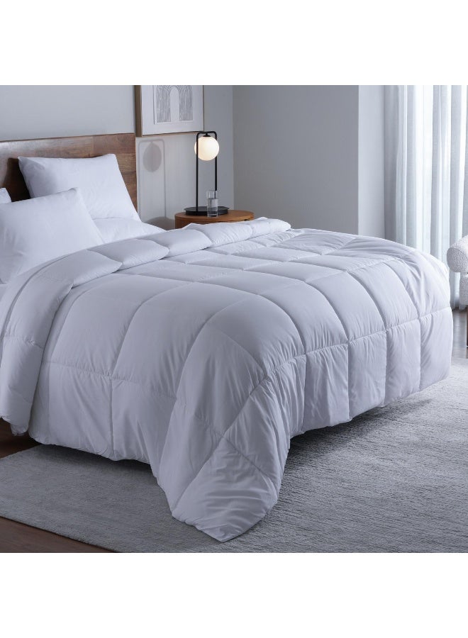 Pan Home Serene 7.5 Tog Warm All Season Super King Duvet 260x220cm - White - 122GGO9900262 - Image 1