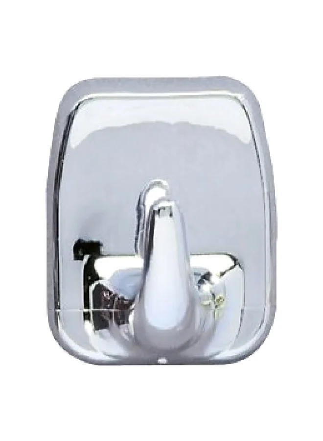 Wenko 2-Piece High Quality Self Adhesive Bathroom Hook Chrome 18.796 x 5 x 4 cm 4407030100