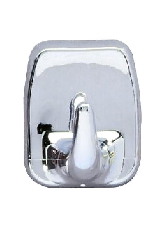 Wenko 2-Piece High Quality Self Adhesive Bathroom Hook Chrome 18.796 x 5 x 4 cm 4407030100  - Image 1