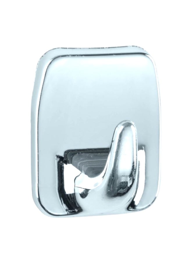 Wenko 2-Piece High Quality Self Adhesive Bathroom Hook Chrome 18.796 x 5 x 4 cm 4407030100  - Image 2