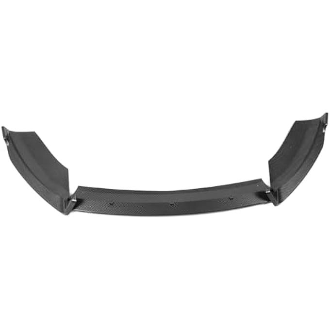 Fuchooky 3Pcs Front Bumper Lip Spoiler Splitter Sporty Style Front Lip Spoiler Splitter Protector for B Max (Carbon Fiber Style) - Image 4