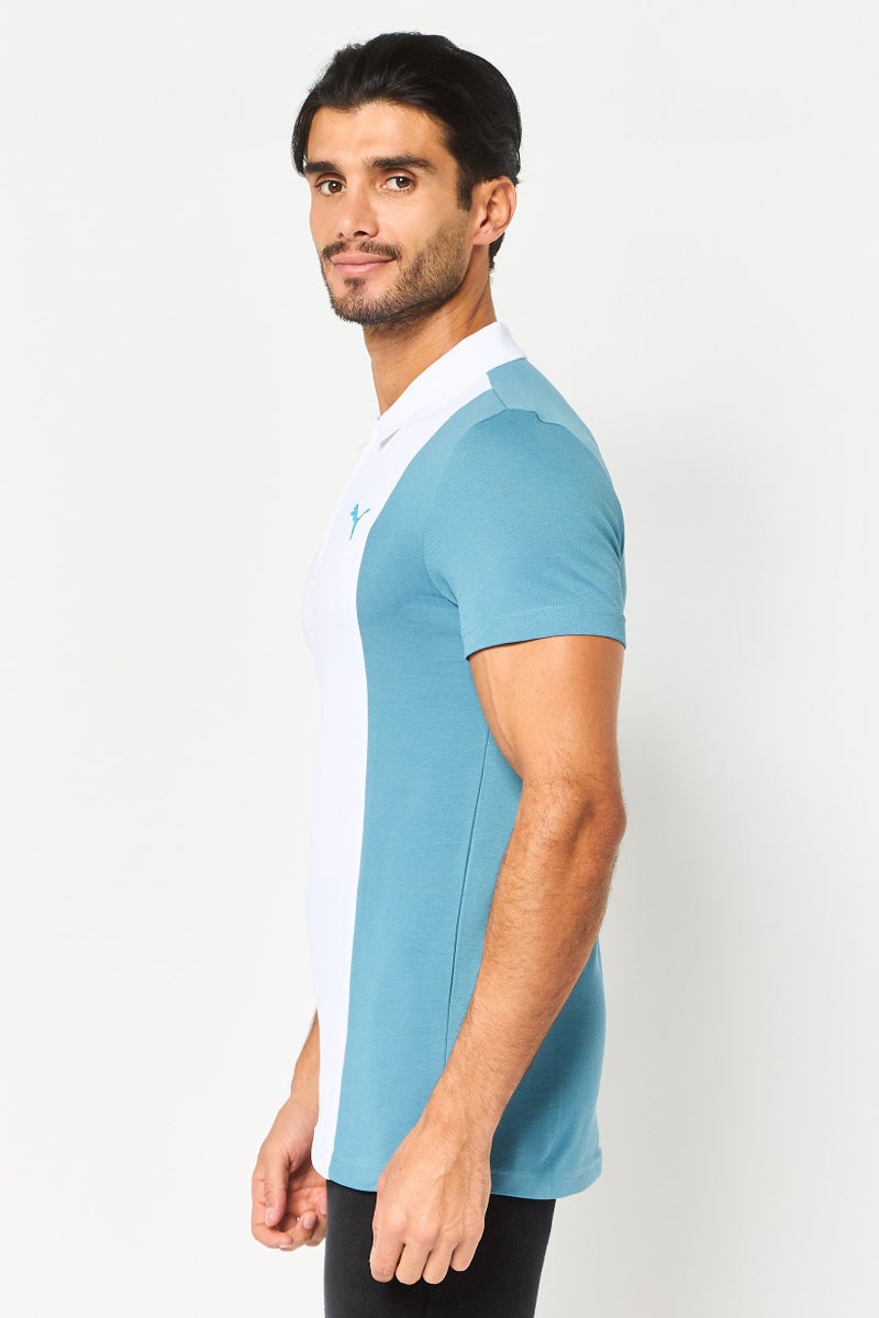 PUMA قميص بولو قصير الأكمام للرجال بتصميم نحيف، متعدد الألوان - Image 2