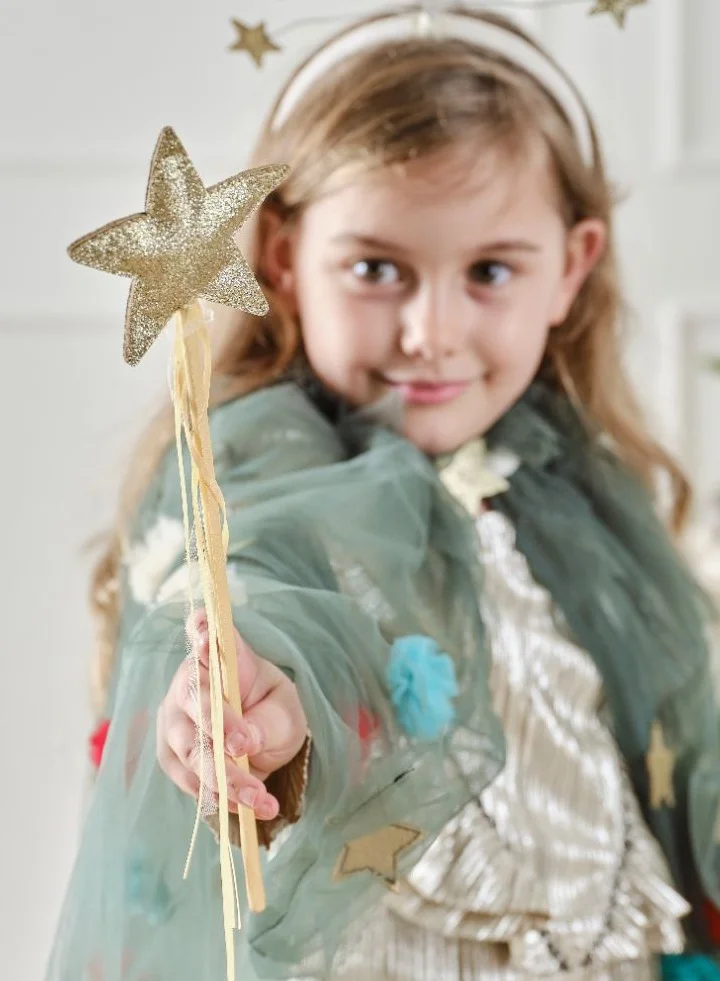 Ginger Ray Ginger Ray Gold Star Wand - Magical Party Accessory