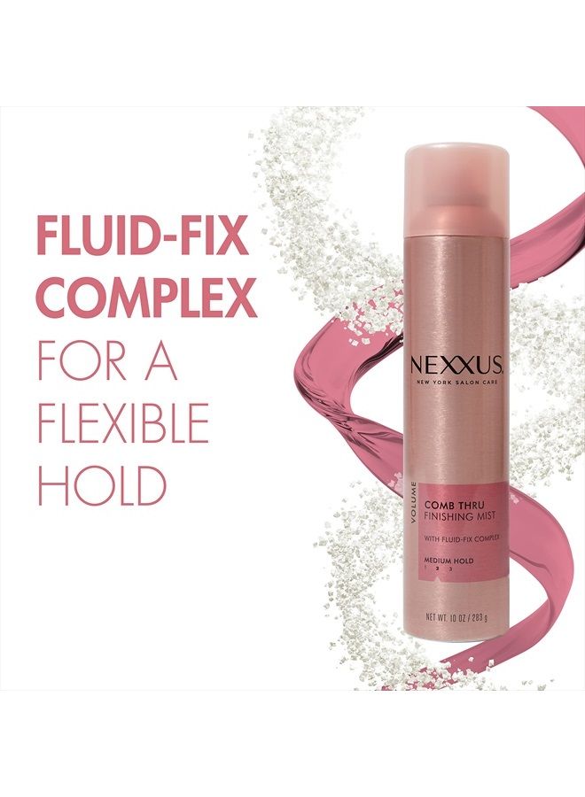 Nexxus Comb Thru Finishing Spray, Medium Hold Hair Spray for Volume, 10 oz - Image 2