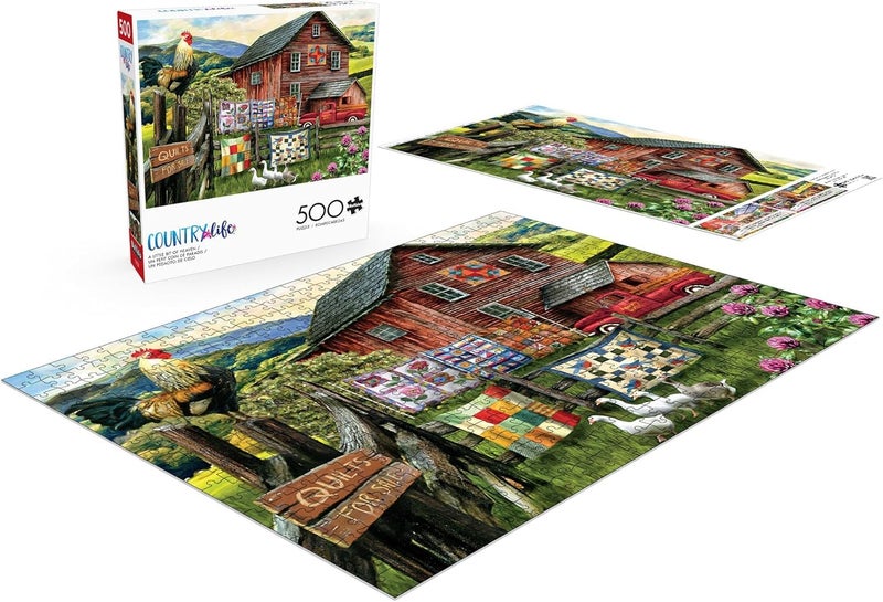Buffalo Games - Tom Wood - A Little Bit of Heaven - 500 Piece Jigsaw Puzzle for Adults -Challenging Puzzle Perfect for Game Nights - Finished Size is 21.25 x 15.00 - Image 2