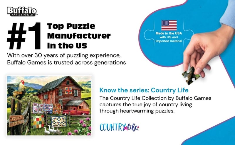 Buffalo Games - Tom Wood - A Little Bit of Heaven - 500 Piece Jigsaw Puzzle for Adults -Challenging Puzzle Perfect for Game Nights - Finished Size is 21.25 x 15.00 - Image 3