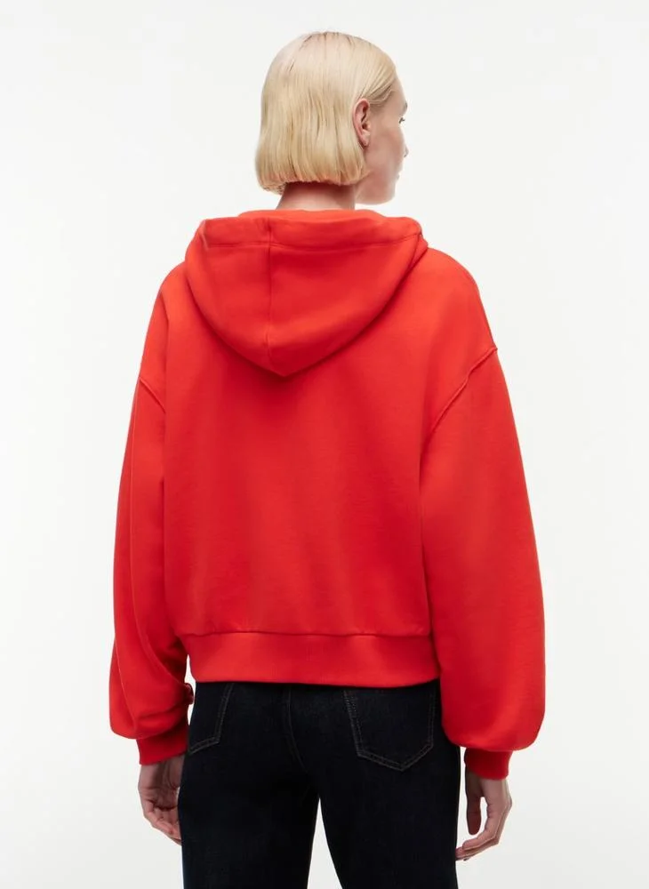 Tommy Hilfiger Logo Embroidery Zip-Thru Hoody
