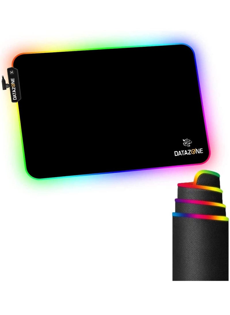 350x250x4 Gaming RGB Mouse Pad, Smooth Keyboard and Mouse Pad for Computers