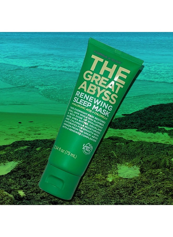 FORMULA 10.0.6 - The Great Abyss Renewing Sleep Mask Hyaluronic Acid + Chlorella Moisturizing Skin Treatment Mask - Image 1