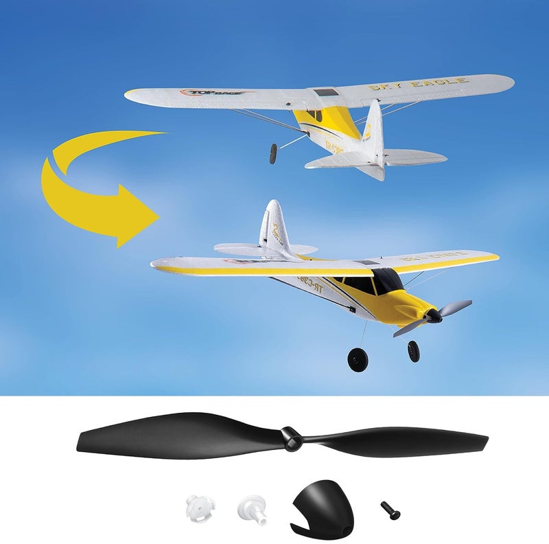 Generic 3 PCS Propellers for TR-C385 4 Channel TR-C285G RC Airplane, RC Spare Propellers with Propeller Savers and Adapters RC Airplane  - Image 2