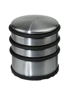 Five Simply Smart Heavy Duty Metal and Plastic Door Stopper Silver and Black 2 x 7.4 x 7 cm 216721061  - Image 1