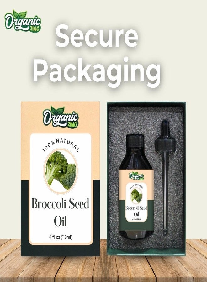 Organic Zing Broccoli Seed Oil 118 ml (3.99 fl oz) – Lightweight Botanical Oil for Haircare, Serums & DIY Formulations - Image 4