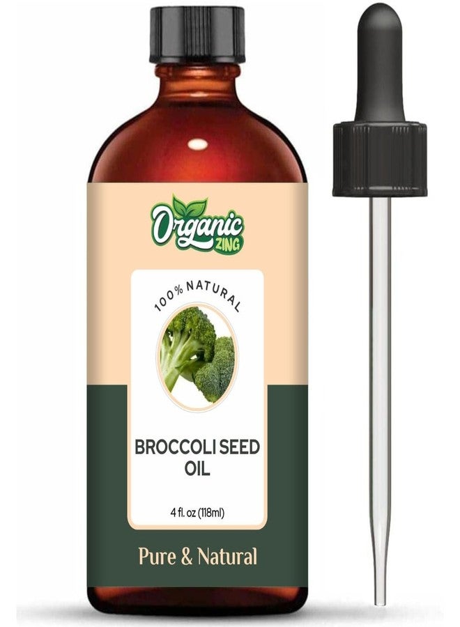 Organic Zing Broccoli Seed Oil 118 ml (3.99 fl oz) – Lightweight Botanical Oil for Haircare, Serums & DIY Formulations - Image 1