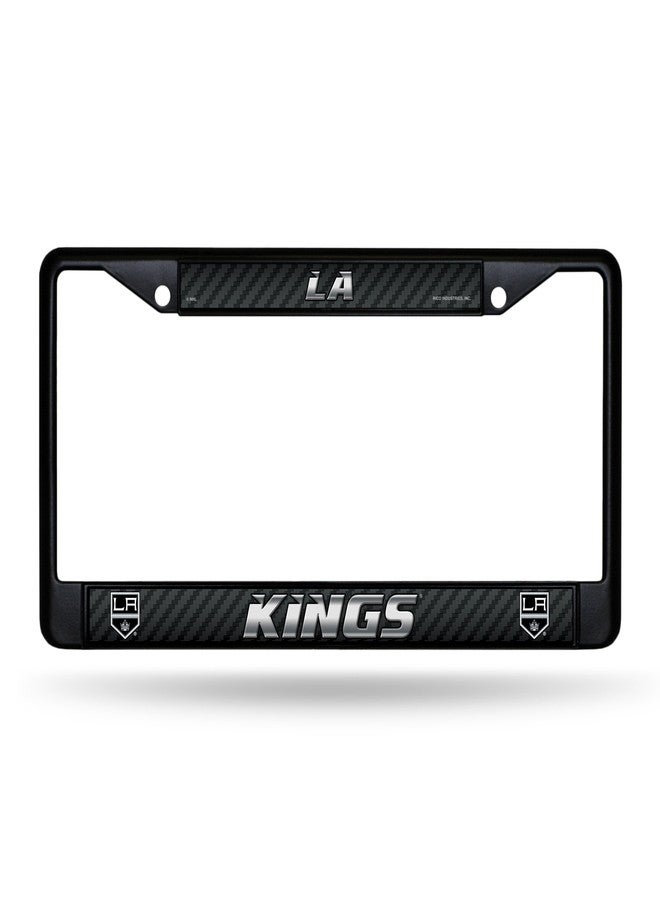 RICO Los Angeles LA Kings NHL Black Metal License Plate Frame - Image 1