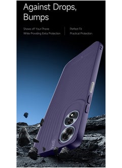 Gear4 Oppo A60 4G 2024 Gear4 Series Soft Liquid Silicone With Wavey Texture Case Cover - Eggplant Purple  - Image 4