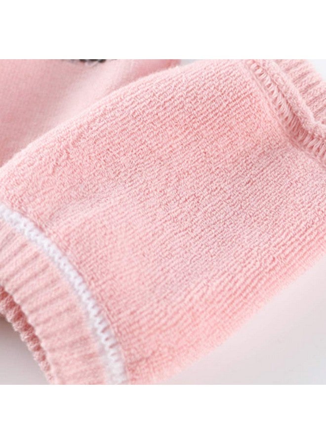 Kalevel Baby Knee Pads Infant Knee Protector Cotton Baby Crawling Knee Pads Elastic Knee Sleeve Elbow Knee Pads Toddler Anti Slip Knee Pads for Baby Boy Girl 0-3 year (2 Pairs, Green + Pink) - Image 2