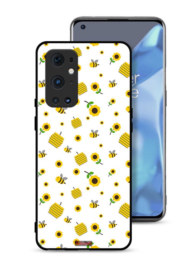 Tolwak OnePlus 9 Pro 5G Protective Case Cover Sunflowers And Bees - Image 1