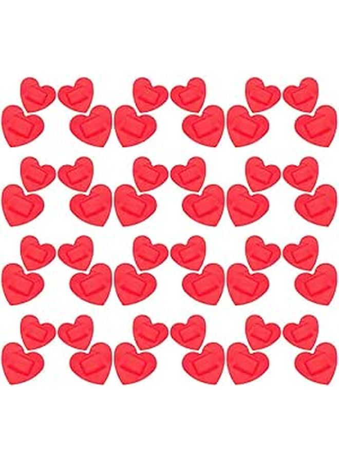 Waterproof Breathable Heart Shaped Adhesive Bandages Set 38x35mm 52x42mm for First Aid Travel - Image 1