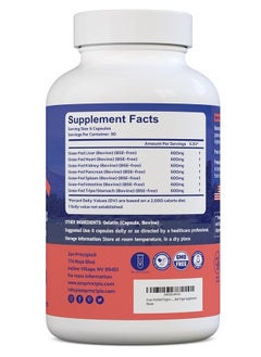 Zen Principle Grass Fed Beef Organs - Desiccated Liver, Heart, Kidney, Pancreas, Spleen, Intestine, Tripe/Stomach. Beef Organ Supplements  - Image 3